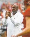  ?? BUTCH DILL/ASSOCIATED PRESS ?? Mike Locksley has been successful as Alabama’s offensive coordinato­r.