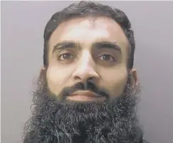  ?? ?? DRUGS COURIER: Abaas Ali, 31, of Lower Edge Road, Brighouse, was sentenced to four years in prison
