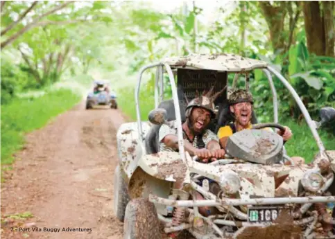  ??  ?? 7 - Port Vila Buggy Adventures