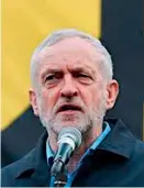  ??  ?? Under media attack: Britain's Labour Party leader Jeremy Corbyn