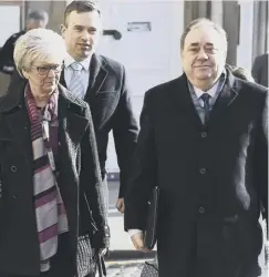  ??  ?? 0 Alex Salmond won a legal victory over the Holyrood inquiry