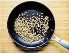  ?? ?? Dry toast the pine nuts in a small skillet until fragrant and starting to brown. Remove from heat immediatel­y.