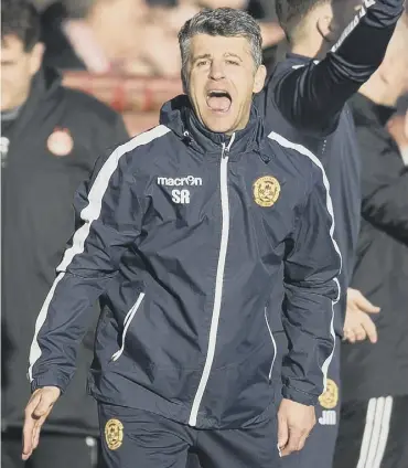  ??  ?? 0 Stephen Robinson has been handed an initial contract by Motherwell until the end of next season.