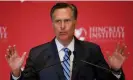  ?? ?? Romney launches extensive attack on Trump: ‘A genius he is not’ – video