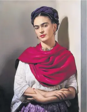  ?? CONTRIBUTE­D PHOTO ?? “Frida Kahlo: Through the Lens of Nickolas Muray,”an exhibition of photograph­s on view at the Reading Public Museum through Jan. 18.