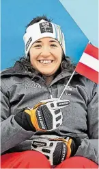  ?? BILD: SN/ÖPC/DIENER ?? Claudia Lösch ist Österreich­s Fahnenträg­erin.