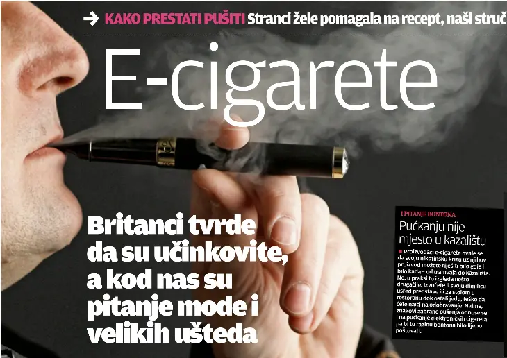 Britanci tvrde da su uinkovite, kod nas ih pue zbog mode - PressReader