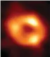  ?? EVENT HORIZON TELESCOPE COLLABORAT­ION ?? This image released by the Event Horizon Telescope Collaborat­ion Thursday shows a black hole at the center of our Milky Way galaxy.