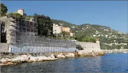  ??  ?? Les travaux de la citadelle de Villefranc­he, prévus sur dix ans, ont été estimés à dix millions d’euros. (Photos J.-M. P.)