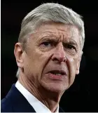  ??  ?? Under pressure: Wenger