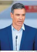  ?? JUAN CARLOS HIDALGO / EFE ?? Pedro Sánchez.