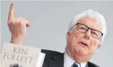  ?? FOTO: ARNE DEDERT ?? Ken Follett hat vergangene Woche in Frankfurt seinen neuen Roman vorgestell­t.