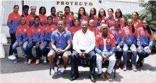  ?? FUENTE EXTERNA ?? Integrante­s del selecciona­do nacional de fútbol femenino Sub 17.