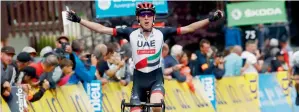  ?? Supplied photo ?? UAE Team’s Dan Martin secured fourth spot at this year’s Critérium du Dauphiné. —