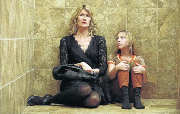  ??  ?? Laura Dern plays a woman who has to confront what really happened to her 13-year-old self, played by Isabelle Nélisse, at the hands of her much older running coach.