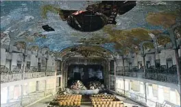  ?? AFP ?? Una imagen del interior del Gran Teatro Cervantes de Tánger