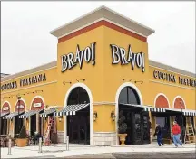  ?? MARK FISHER / STAFF ?? The Dayton area’s Bravo and Brio restaurant­s, including this Bravo at the Mall at Fairfield Commons in Beavercree­k, are unlikely to reopen following a bankruptcy filing by its parent company.