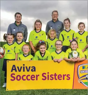  ??  ?? The Aviva FAI Soccer Sister Camps are returning to local clubs.