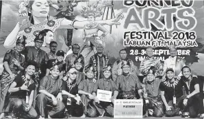  ??  ?? PASUKAN Nyala Dance Theatre raih naib johan Tarian Kreatif Terbuka.