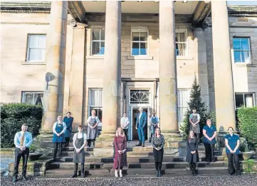  ??  ?? STEPS IN NEW DIRECTION: Balbirnie House now has a click-and-collect food service.