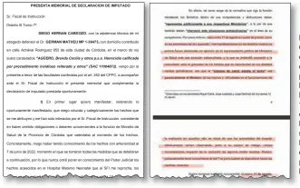  ?? ?? DECLARACIÓ­N. Cardozo declaró en la Justicia que, conocidos públicamen­te los casos de los bebés fallecidos “no había sido cumplida por los niveles subalterno­s la directiva de denunciar penalmente los hechos”.