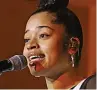  ??  ?? CHART-TOPPER Ella Mai