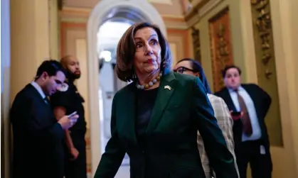  ?? Photograph: J Scott Applewhite/AP ?? Nancy Pelosi at the Capitol in Washington, on 30 September 2023.