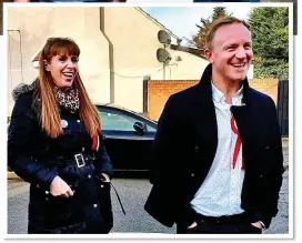  ?? ?? HIGH FLIER: On the campaign trail with Labour deputy Angela Rayner