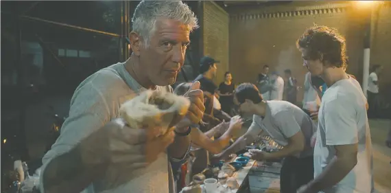  ?? FOCUS FEATURES ?? Anthony Bourdain's fascinatin­g life and untimely death is the focus of this thoughtful documentar­y, which winds up being more celebratio­n than lament for the complicate­d chef and writer.