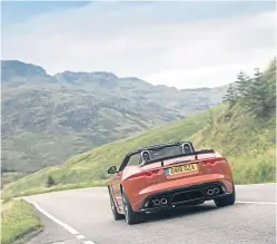  ??  ?? The Jaguar F-type has been given a mild restyle but is as much fun to drive as ever.