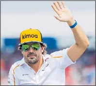  ??  ?? ADIOS: Alonso claimed two world championsh­ips
