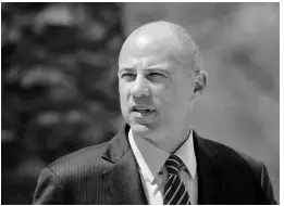  ?? AP ?? In this April 1, 2019 file photo, attorney Michael Avenatti arrives at the federal court in Santa Ana, California.