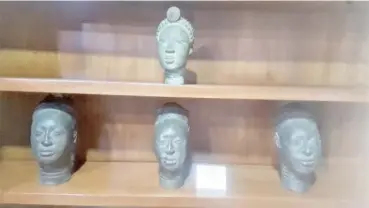  ??  ?? The famous Ife heads