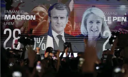  ?? Photograph: AP ?? ‘A Le Pen presidency would unleash xenophobic and nationalis­t demons in France, have dramatic repercussi­ons for the future of the EU and disrupt western unity at a critical moment.’