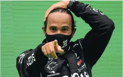  ?? Picture: Reuters ?? Lewis Hamilton, who has broken Michael Schumacher’s record for the most Formula One wins, has also been acclaimed for supporting social causes.