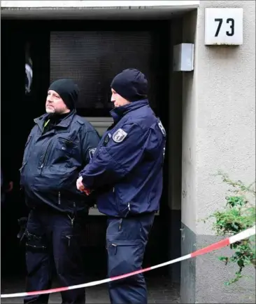  ?? FOTO: JOHN MACDOUGALL/AFP/ RITZAU SCANPIX ?? Daniela Klette blev anholdt mandag aften i Berlin- bydelen Kreuzberg, hvor hun menes at have opholdt sig de sidste 20 år under et andet navn.