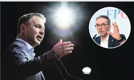  ?? ?? Wie hält es Andreas Babler mit Herbert Kickl? Der SPÖ-Chef nennt den Blauen „Angstbeiße­r“– und will keine Zusammenar­beit