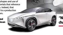  ??  ?? IMX concept hinted nted at how future Nissan cabins will look