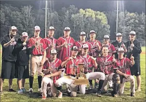  ??  ?? The Summerside Team One Chevys are the 2017 P.E.I. Midget Baseball League champions. The Chevys defeated the Cardigan/Northside team 5-3 in the final game in Stratford on Monday night. Members of the Chevys are, front row, from left: Morgan Crosman,...