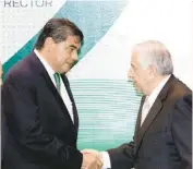  ??  ?? El gobernador Arturo Núñez Jiménez destacó el trabajo de Piña Gutiérrez.
