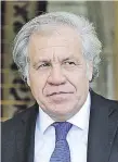  ??  ?? Luis Almagro