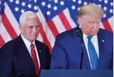  ?? (AFP) ?? A file photo of US President Donald Trump (right) and Vice President Mike Pence in the East Room of the White House