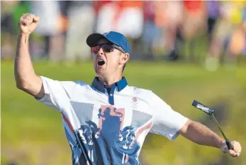  ?? FOTO: DPA ?? Erster Olympiasie­ger der Golfgeschi­chte: der Engländer Justin Rose.