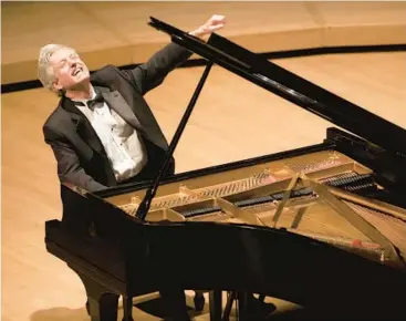  ?? JAY MALLIN ?? Silver Spring-based pianist Brian Ganz brings his “extreme Chopin quest” to the Music Center at Strathmore Feb. 24.