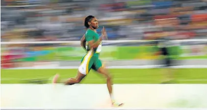  ?? Picture: GETTY IMAGES ?? SUCCESS STORY: Caster Semenya won gold at the Rio Olympic Games through hard work