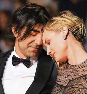  ?? FOTO: DPA / EKATERINA CHESNOKOVA ?? Regisseur Fatih Akin und die Hauptdarst­ellerin seines Films, Diane Kruger, bei den Filmfestsp­ielen in Cannes. Dort hatte „Aus dem Nichts“Premiere.