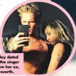  ??  ?? Cody and Miley dated shortly after the singer separated from her ex, Liam Hemsworth.