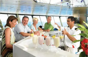  ?? Picture: FRED. OLSEN CRUISE LINES ?? Good company: Make friends easily on a smaller ship that visits ports others can’t reach