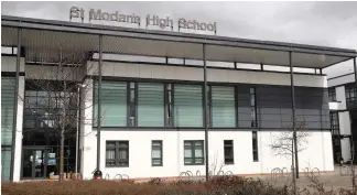  ??  ?? Outcry More than half SQA candidates at St Modan’s had their results down-graded