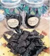  ??  ?? Merie Surkan loves making homemade beef jerky as a gift for the holidays.